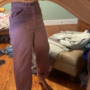 pink corduroy mom jeans